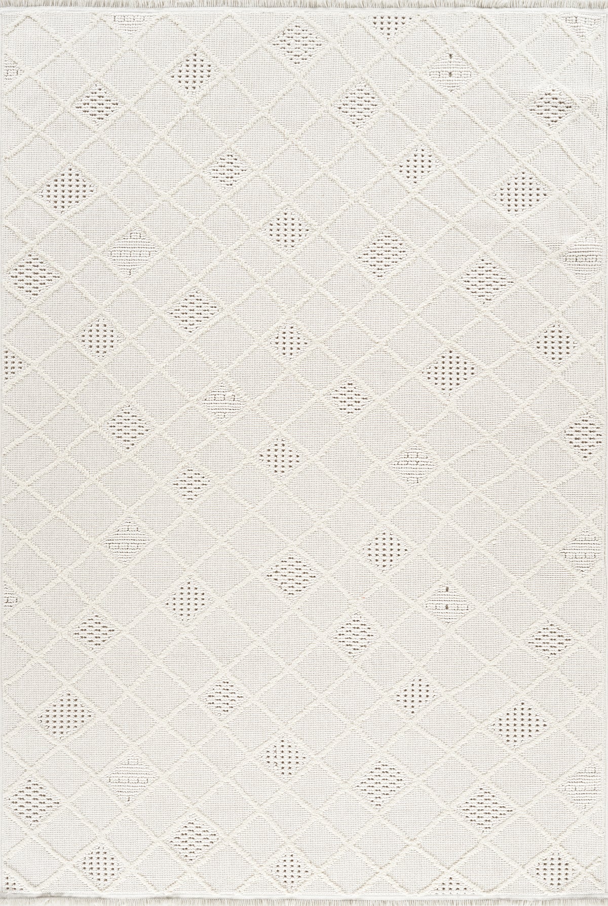 Covor Bouclé Crem Antiderapant pentru Living și Dormitor – Arzen Bouclé