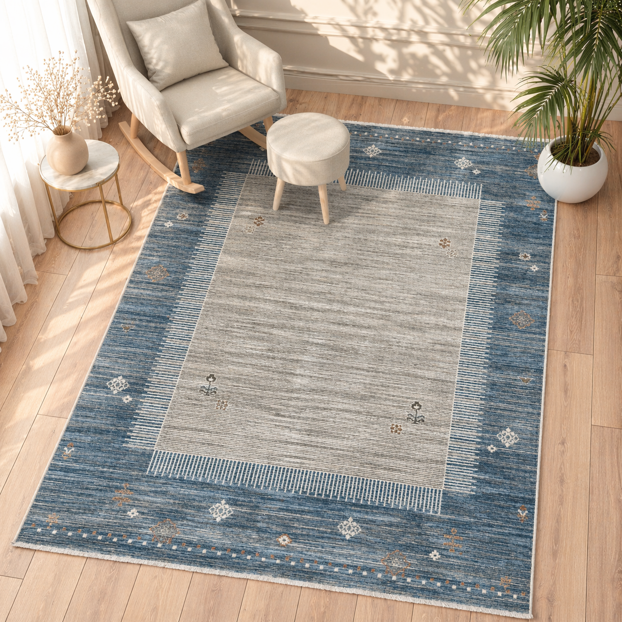 Covor Vintage Antiderapant Premium – Durabil, Elegant, Ușor de Curățat