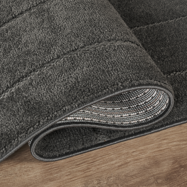 Covor Nordic Antracit Modern Antiderapant pentru Living – Arzen Nordic