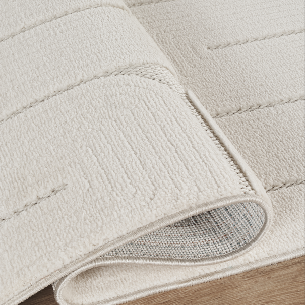 Covor Nordic Crem Modern Antiderapant pentru Living – Arzen Nordic