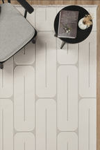 Covor Nordic Crem Modern Antiderapant pentru Living – Arzen Nordic