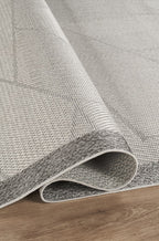 Covor Sisal Arzen Sisal Plus Gri Bordură Antracit, Antiderapant, Ușor de Curățat