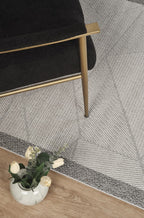 Covor Sisal Arzen Sisal Plus Gri Bordură Antracit, Antiderapant, Ușor de Curățat