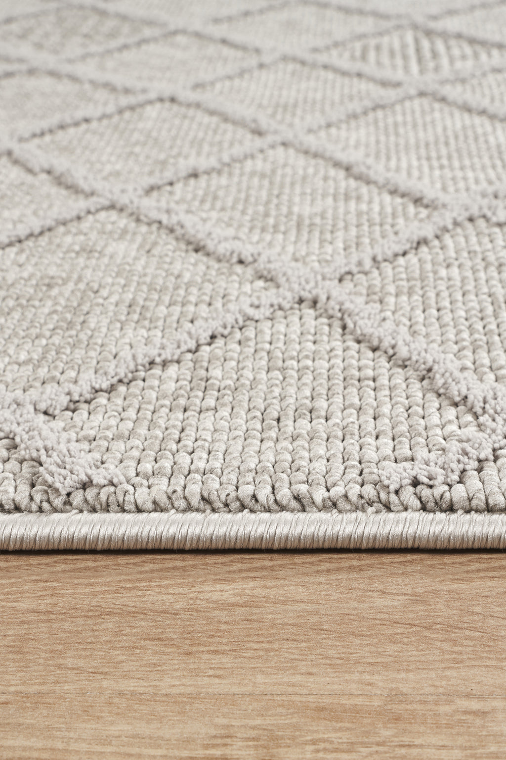 Covor Bouclé Gri Antiderapant pentru Living și Dormitor – Arzen Bouclé