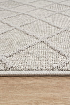 Covor Bouclé Gri Antiderapant pentru Living și Dormitor – Arzen Bouclé