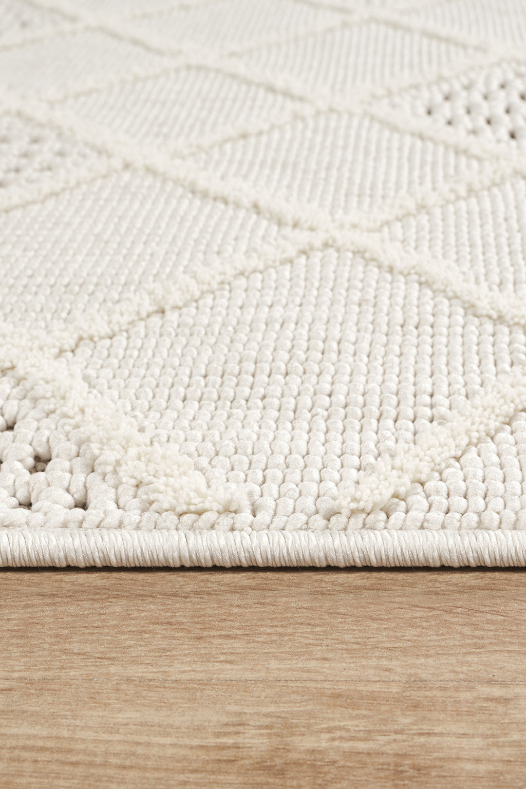 Covor Bouclé Crem Antiderapant pentru Living și Dormitor – Arzen Bouclé