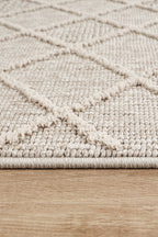 Covor Bouclé Bej Antiderapant pentru Living și Dormitor – Arzen Bouclé