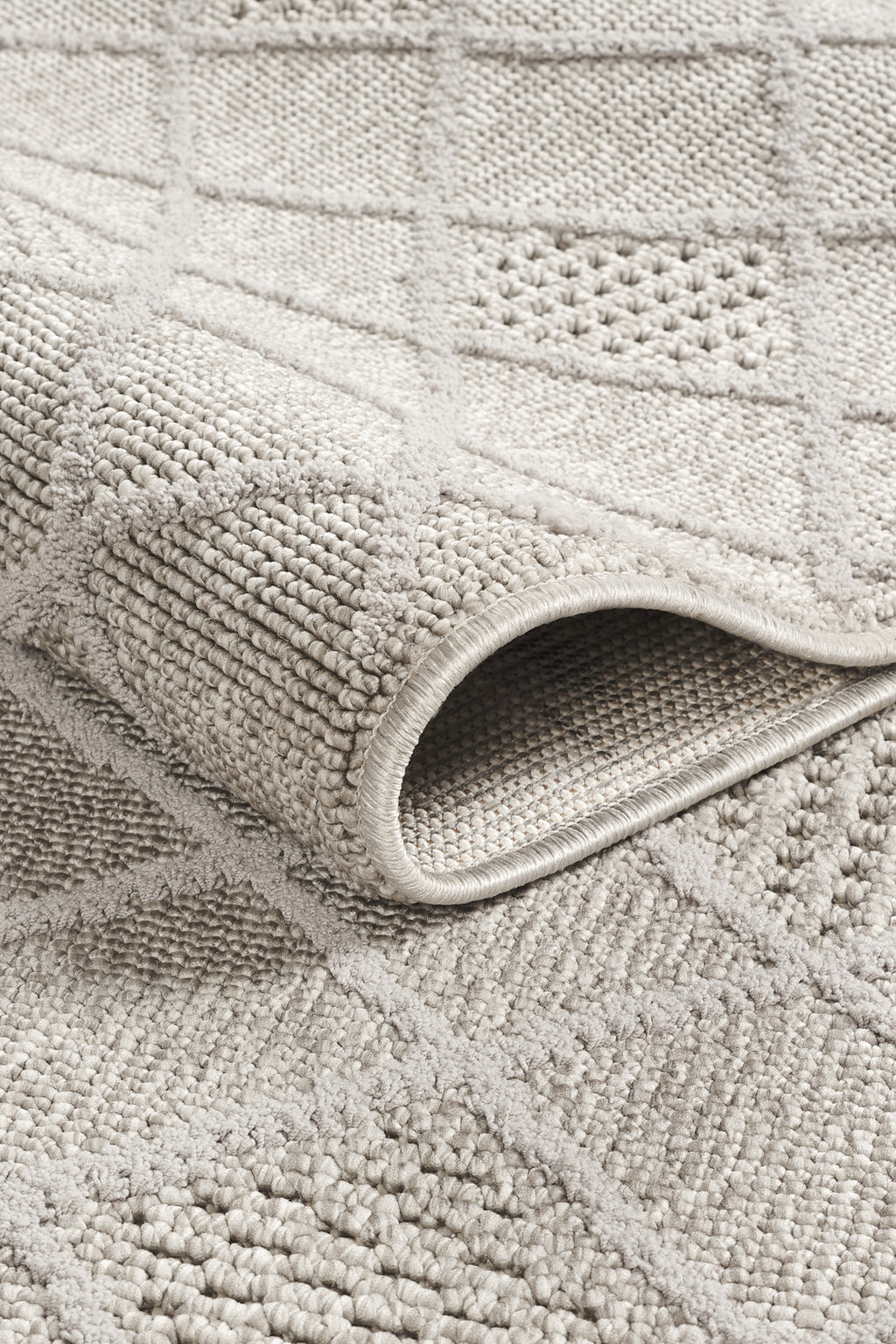 Covor Bouclé Gri Antiderapant pentru Living și Dormitor – Arzen Bouclé