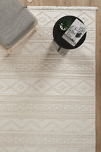 Covor Bouclé Crem Antiderapant pentru Living și Dormitor – Arzen Bouclé