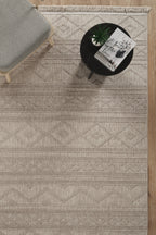 Covor Bouclé Bej Antiderapant pentru Living și Dormitor – Arzen Bouclé