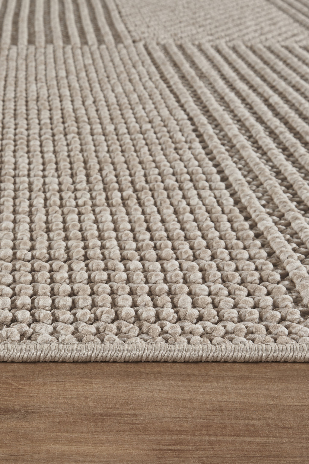 Covor Bouclé Bej Antiderapant pentru Living Modern – Arzen Bouclé