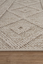 Covor Bouclé Bej Antiderapant pentru Living și Dormitor – Arzen Bouclé