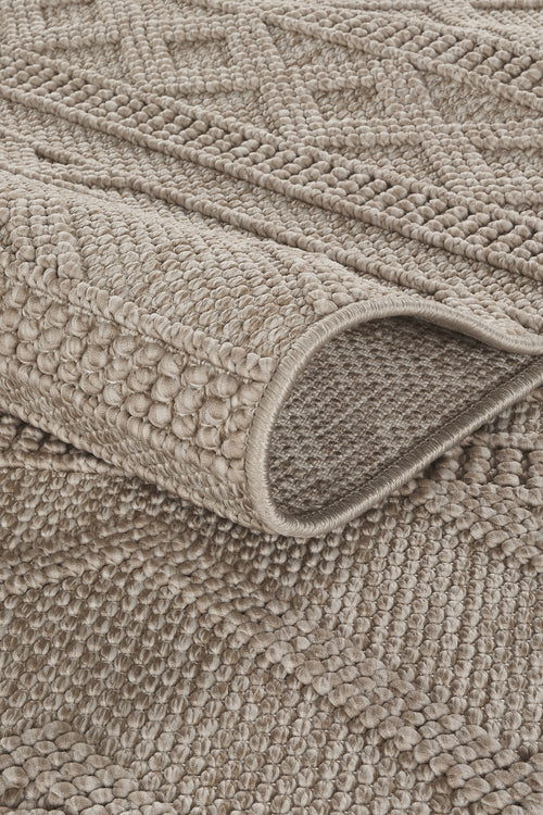 Covor Bouclé Bej Antiderapant pentru Living și Dormitor – Arzen Bouclé