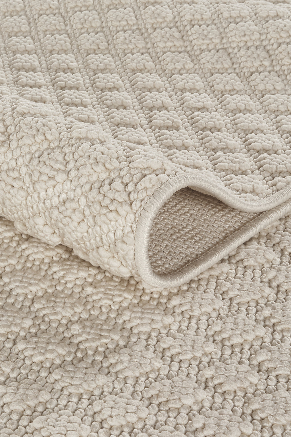 Covor Bouclé Crem Antiderapant pentru Living și Dormitor – Arzen Bouclé