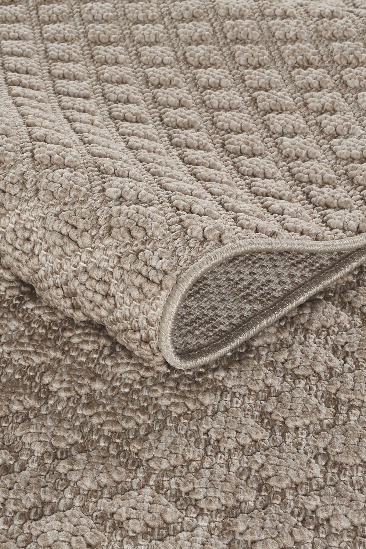 Covor Bouclé Bej Antiderapant pentru Living și Dormitor – Arzen Bouclé
