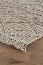 Covor Bouclé Bej Antiderapant pentru Living și Dormitor – Arzen Bouclé