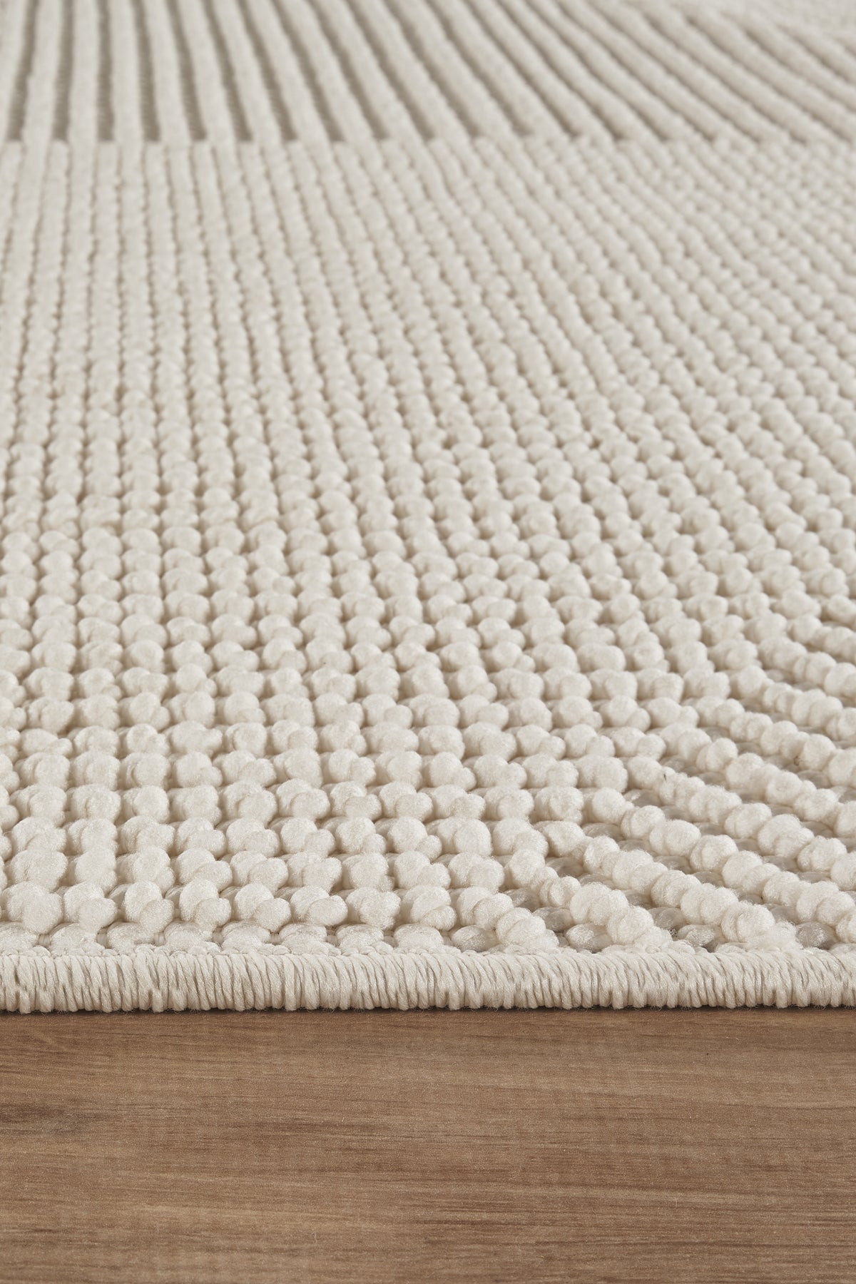 Covor Bouclé Crem Antiderapant pentru Living și Dormitor – Arzen Bouclé