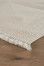 Covor Bouclé Crem Antiderapant pentru Living și Dormitor – Arzen Bouclé