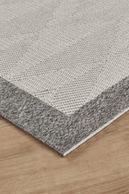 Covor Sisal Arzen Sisal Plus Gri Bordură Antracit, Antiderapant, Ușor de Curățat
