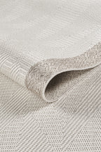 Covor Sisal Arzen Sisal Plus Krem cu Bordură Bej, Antiderapant, Ușor de Curățat