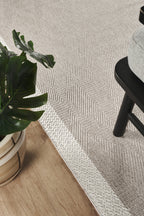 Covor Sisal Arzen Sisal Plus Bej cu Bordură Krem, Antiderapant, Ușor de Curățat