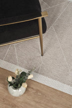 Covor Sisal Arzen Sisal Plus Bej cu Bordură Krem, Antiderapant, Ușor de Curățat