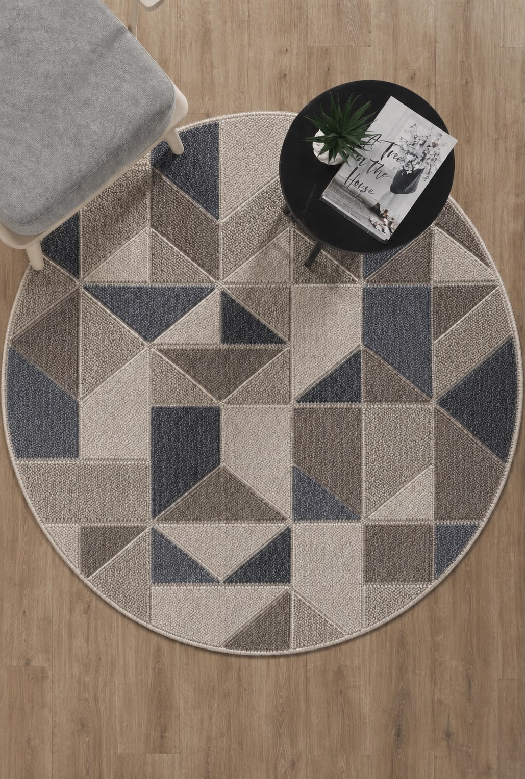 Covor Bouclé Gri Antiderapant pentru Living și Dormitor – Arzen Bouclé
