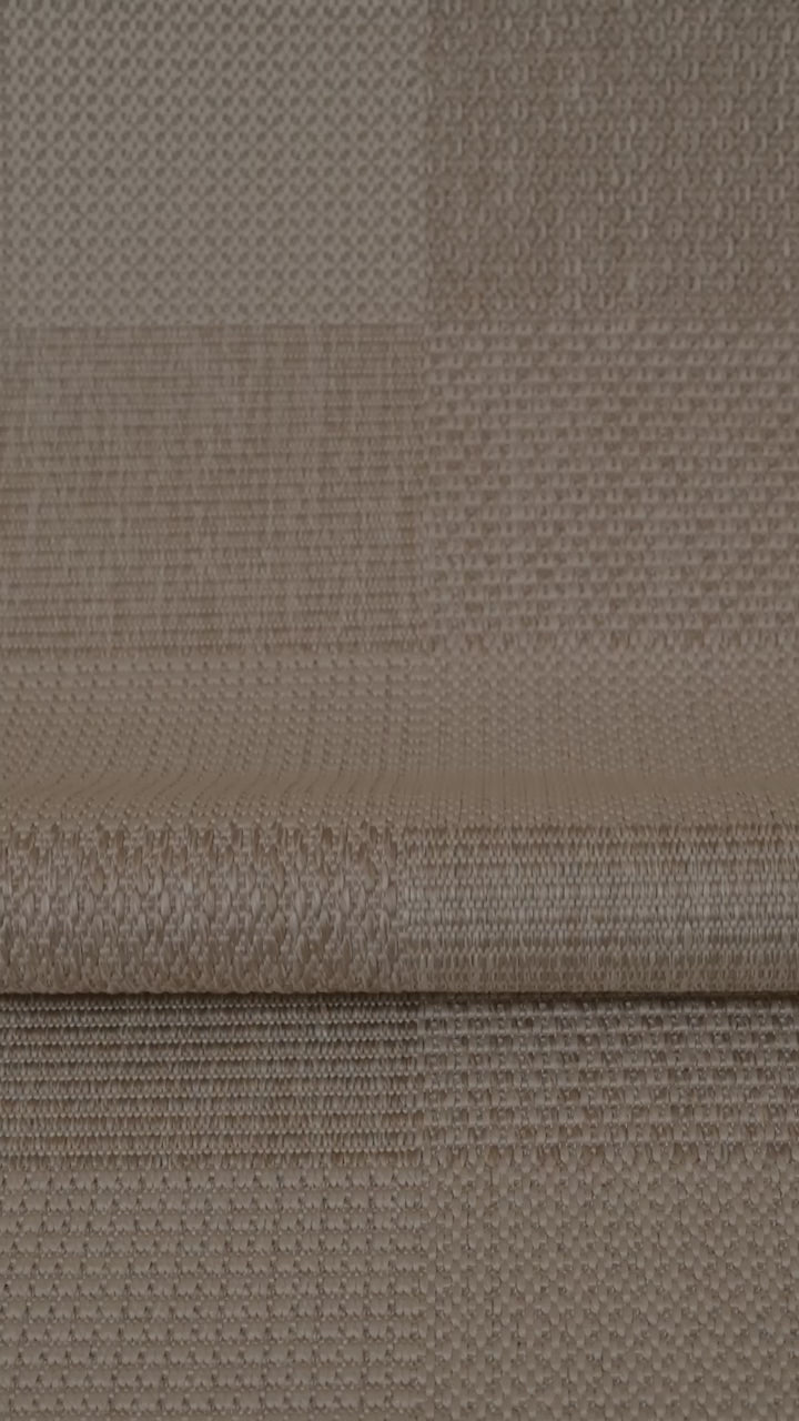Covor Sisal Arzen Sisal Plus Vizon în Carouri, Antiderapant, Ușor de Curățat
