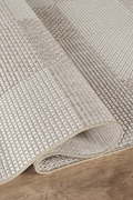 Covor Sisal Arzen Sisal Plus Vizon în Carouri, Antiderapant, Ușor de Curățat